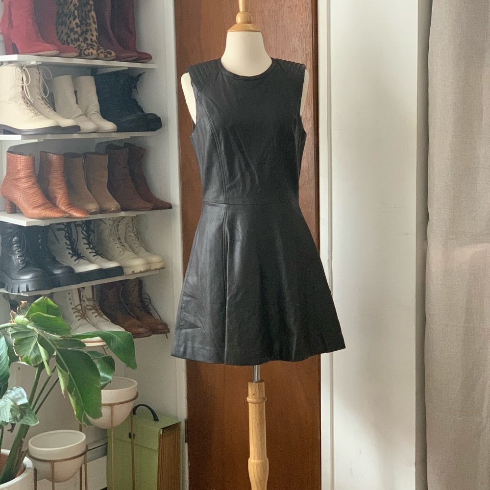 Sam Edelman Faux Leather Dress